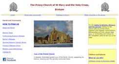 Desktop Screenshot of binhampriory.org