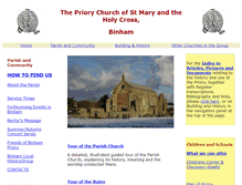 Tablet Screenshot of binhampriory.org